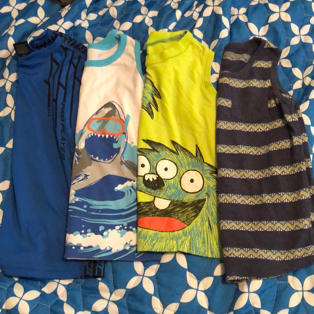 4 size 4T tank tops